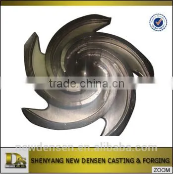 Foundry Custom High Precision Steel Sand Casting Parts Pump Impeller and Bronze Water Pump Impeller photo-2