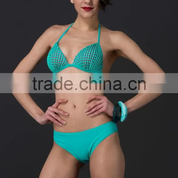 2015 New Fashion Hot Girl Sexy Plus Size Mesh Swimwear photo-4