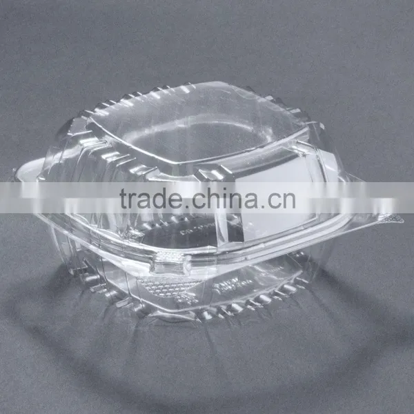 Disposable Clear Hinged Clamshell Roll Cake Container photo-4