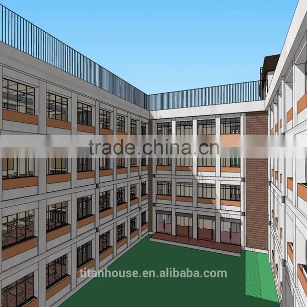 Low Cost Galvanized Steel Frame Kit School Building Projects photo-3