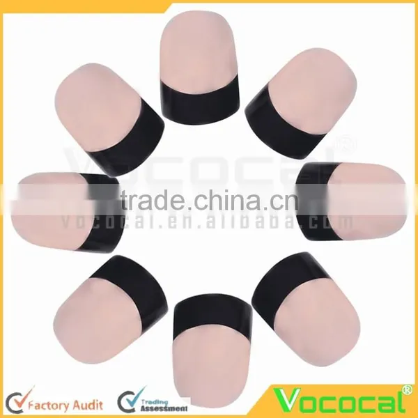 24 PCS Women Ladies Home Salon ABS French Style False Artificial Nail Art Tips Decorations photo-3