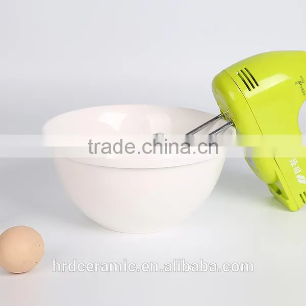 1600ml White Ceramic/porcelain/new Style Big Size Dinnerware /tableware Sala Bowl photo-3
