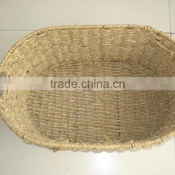 Folding Seagrass Storage Baskets photo-4