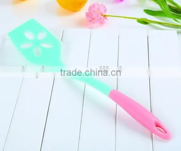Silicone Slotted Turner Cooking Tools Egg Stir Frying Fish Slice Shovel