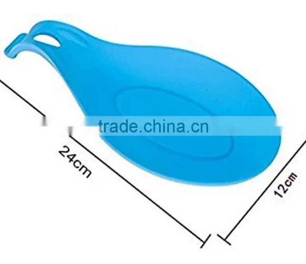 Silicone Spoon Insulation Mat Clear Silicone Mat,decorative Spoon Rest Holder photo-3
