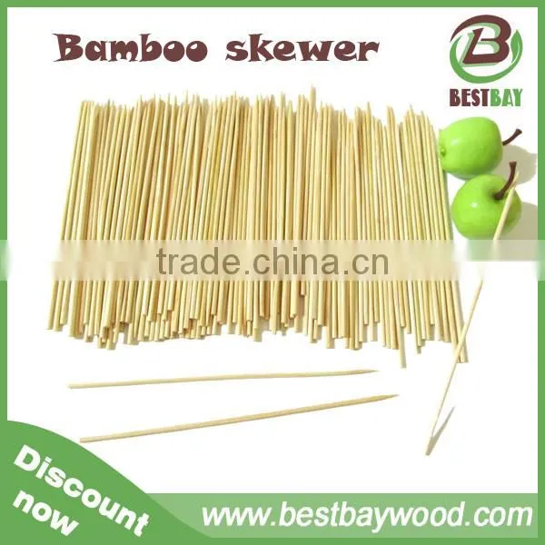 BBQ Tools Rotating Bbq Bamboo Sticks Round Skewer photo-2