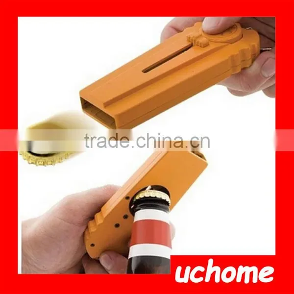 UCHOME Multi Purpose ABS Color Cap Launcher Key Chain&Cheap Bottle Opener photo-5