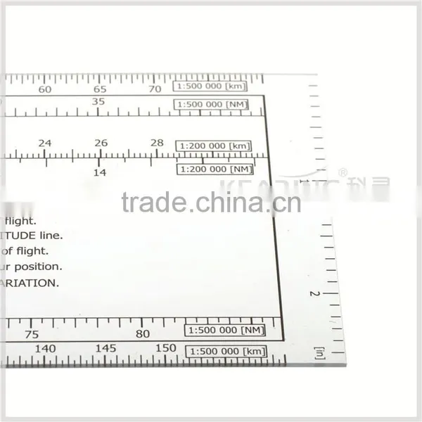 Kearing Flexible Plastic Ultimate Rotating Azimuth Plotter for Pilot Flight #KCNP-1 photo-4