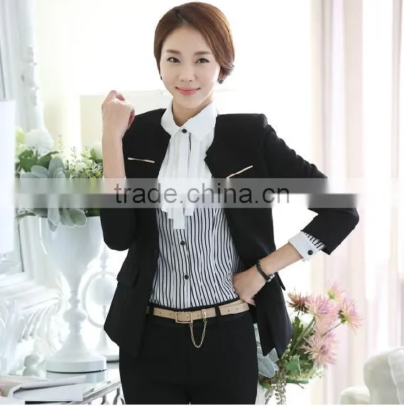 New Design Customized OL Ladies Working Suit WMLSU20150028 photo-3
