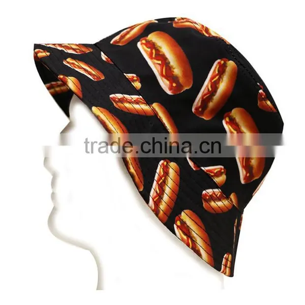 Cheap Hip Hop Designer Printed Custom Bucket Hat photo-2