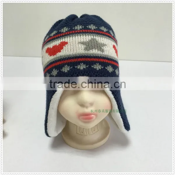 100%cotton or Acrylic Lovely & Fashioncute Knitted Kids Hats photo-2