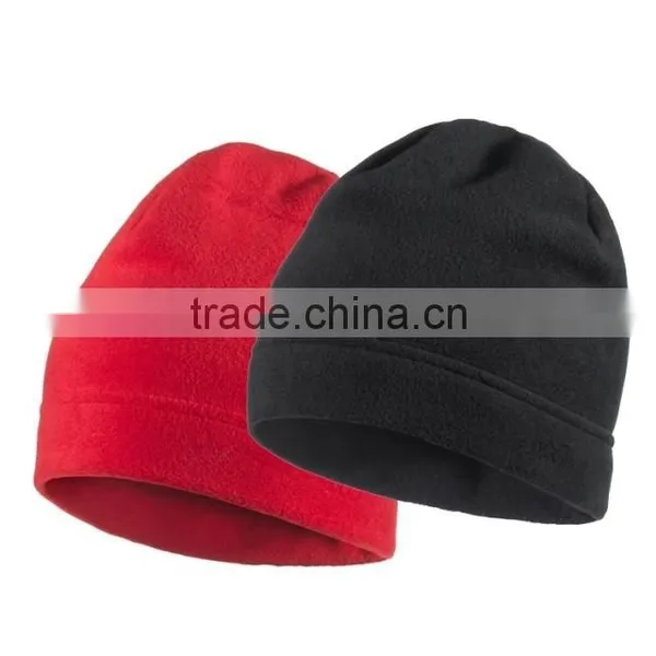 Plain Export Double Layer Pure Color Cheap Winter Warm Hats Factory photo-5