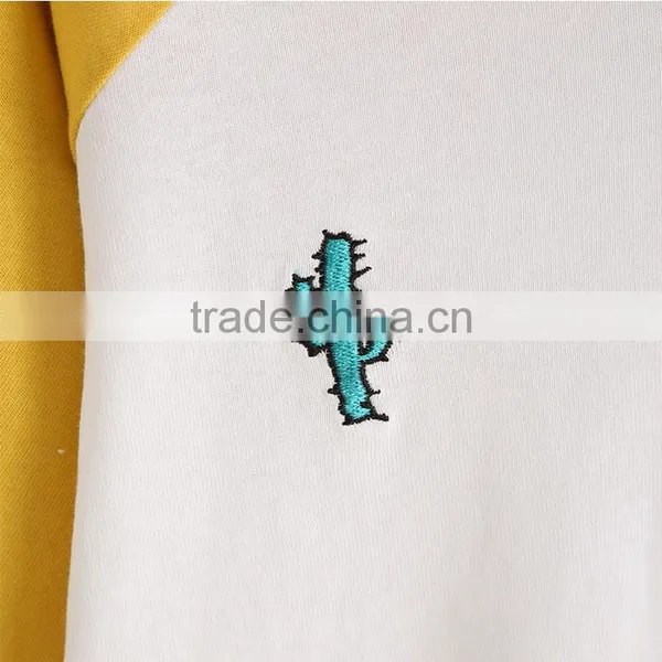 China Fashion Embroidered Short Sleeve Woman T-shirt Summer Woman Clothing Custom Woman T-shirt photo-5