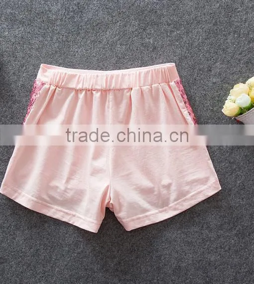 2017 New Style Baby Sequin Shorts Pink Sequin Baby Shorts Wholesale photo-2
