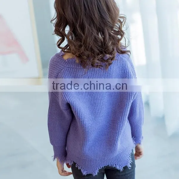 Zm35790a New Fashion Girls Tops Wholesale Beautiful Model Long Sleeve Shirts photo-2