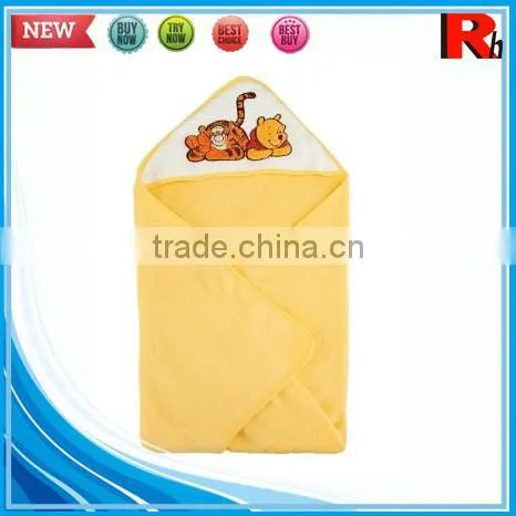 China Supplier Applique Velour Wholesale Customized Cotton Baby Hooded Towel Poncho Pattern Babyhood Hood Towel With Animal photo-2