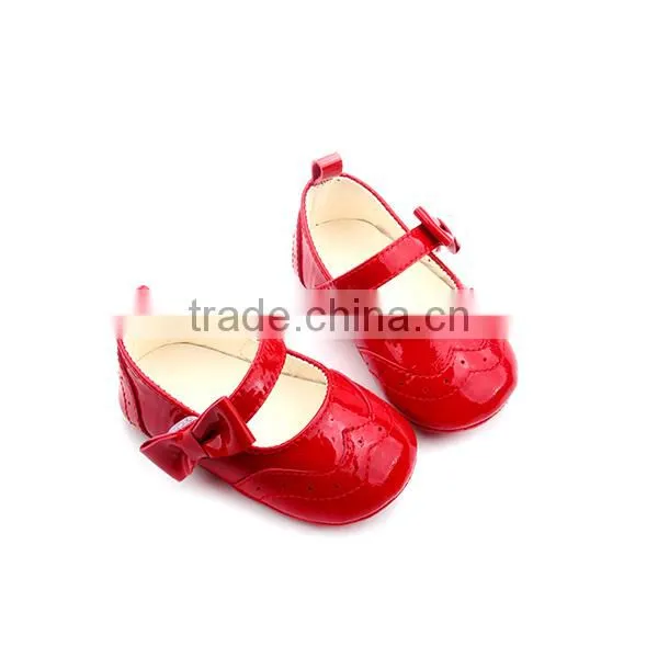 Factory Derictly Wholesale New Style Soft Sole Leather Baby Dress Shoes photo-6