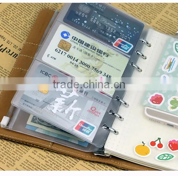 Custom PVC Pocket Transparent Internal Insert Pocket Planner Pouch photo-5