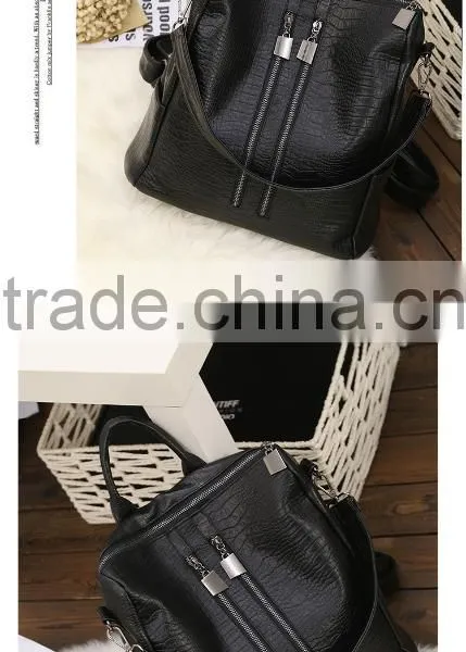 R1890H Backpack Bag 2017 New Fashionis Student Serpentine Fashion Leisure Backpack Korean Stitching photo-5