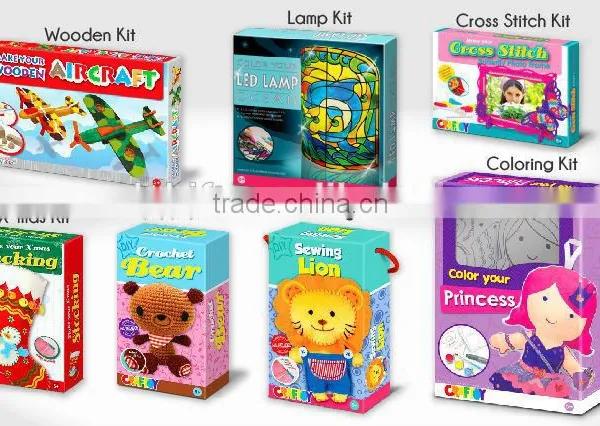 Arts & Crafts Kit Knitting Scarf DIY Knitted Yarn EN71 Wool Supplier photo-3