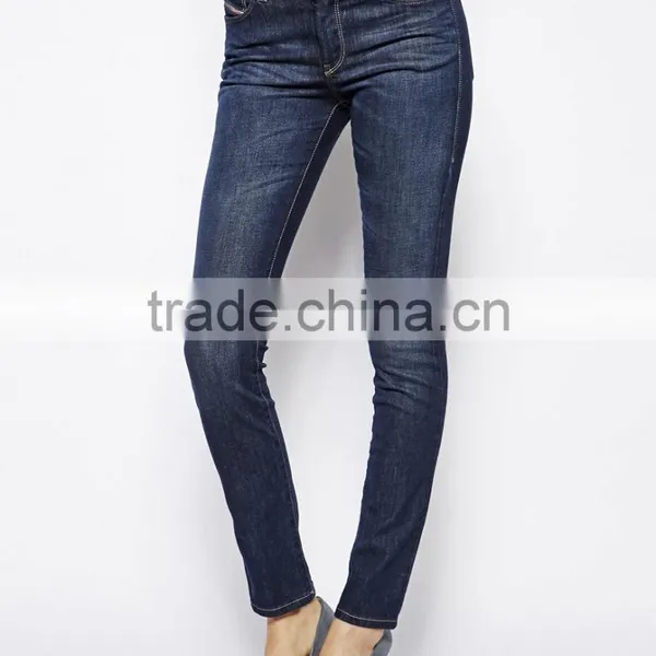 Hot Selling Custom Made Skinny Jeans Wholesale 2014 New Style Fashion Women Jeans