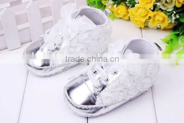 Fashion New Baby Girls First Walkers Flowers Shoes photo-6