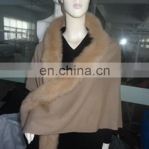 Cheap Price Wholesale Cashmere Poncho, 100% Mongolia Cashmere From China photo-3