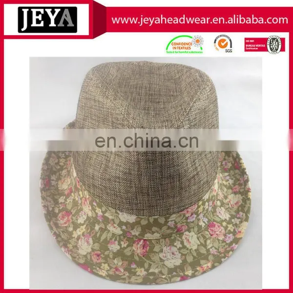 NEW high quality fashinal fedora hat custom hat