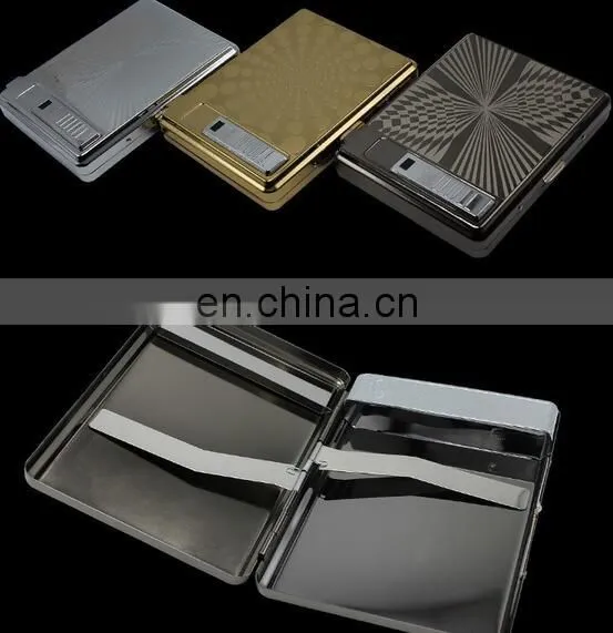67220 Men Multi-functional USB Charging Lighter Cigarette Case photo-2