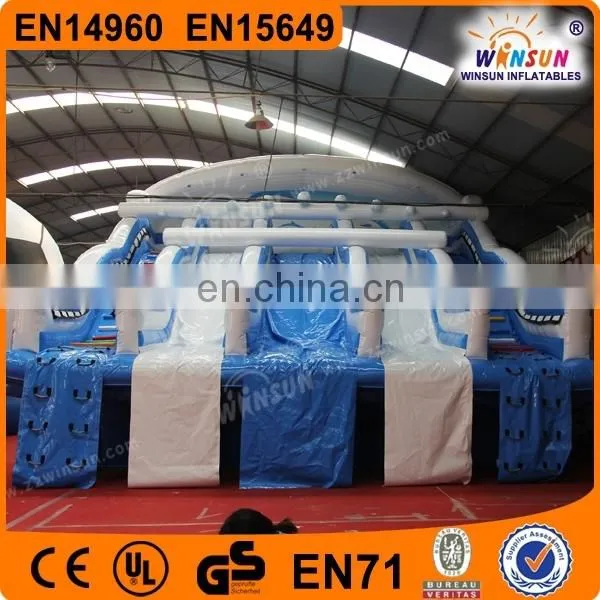 Commercial Grade Cheap Giant Inflatable 5 Lane Water Slides for Adult photo-2
