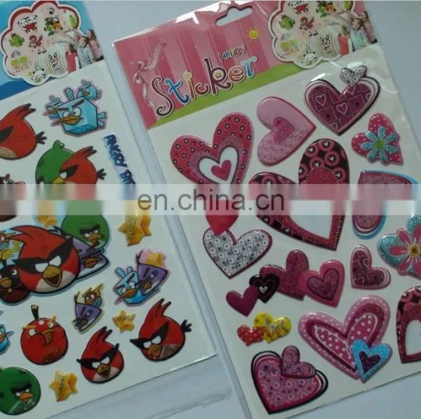 Custom Shining 3D Colored Number Bubble Sticker photo-4