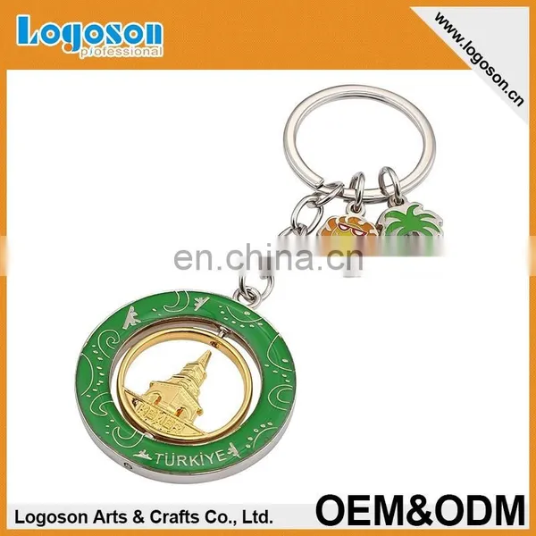 2016 Top Quality Personalized Souvenir Spinning Keychain photo-4