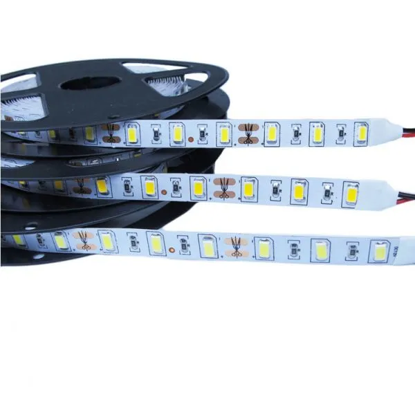 DC12V LED Strip 5730 SMD 60LED/m 5m/lot IP20 Non Waterproof Flexible Light Brighter Than 5050 5630 LED Strip Light photo-2