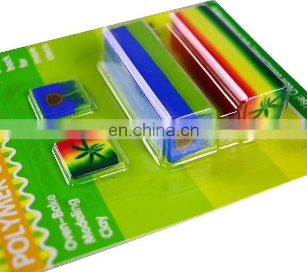 Two-color Blister Card Cheap Polymer Clay Cane photo-2