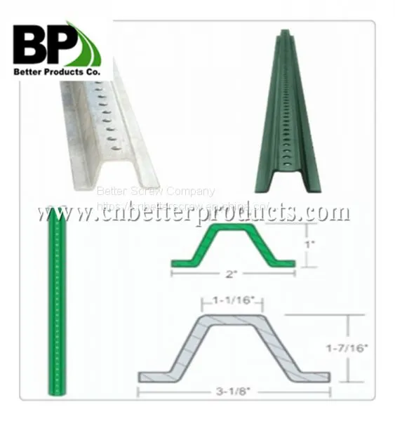 U-channel Galvanized Tubular Steel Sign Post photo-3