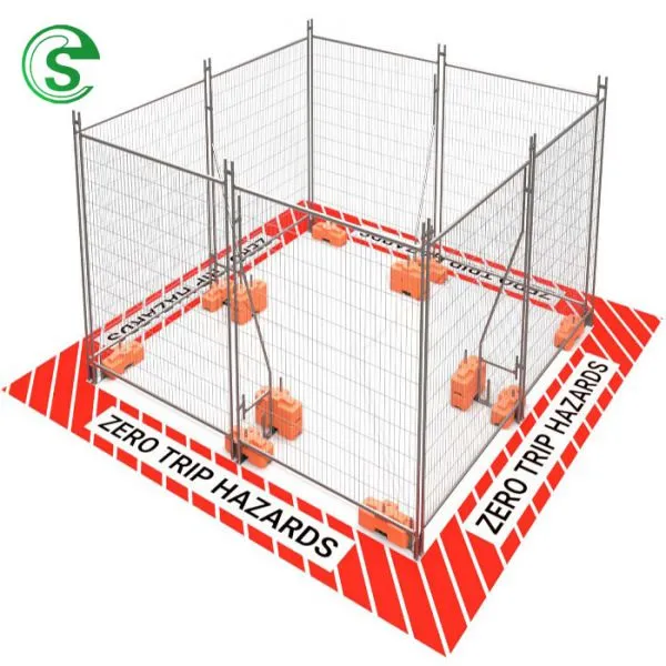 Hot Galvanized Cheap Mobile Temporary Road Fence for Events