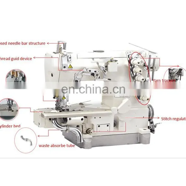 BA 600-35 CRLINDER BED LEFT CUTTER INTERLOCK SEWING MACHINE photo-2