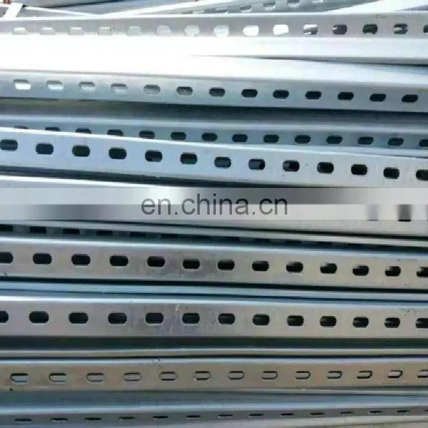 Stainless Steel C Channel Profile Pipe /Galvanized Perforated U Steel Profile/U Channel photo-5