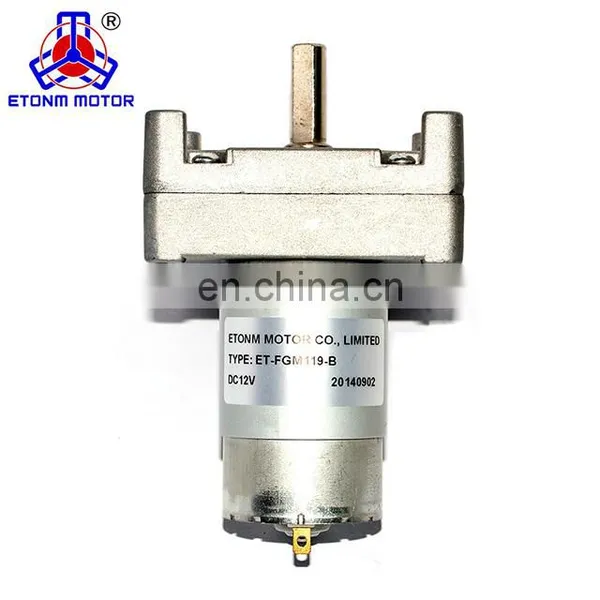 Long Lifetime High Torque Barbecue Squareness Metal Gearbox Flat Spur Gear Motors 12v 24v dc 300kg photo-2