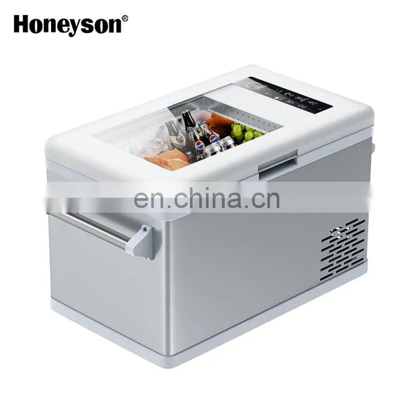 52L Car Fridges 12V Dc Mini Car Fridge Freezer Automobile Compressor Car Refrigerator photo-2