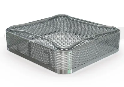 Sterilisation Basket -super Fine Mesh – Various Sizes Stainless Steel Instrument Trays photo-5