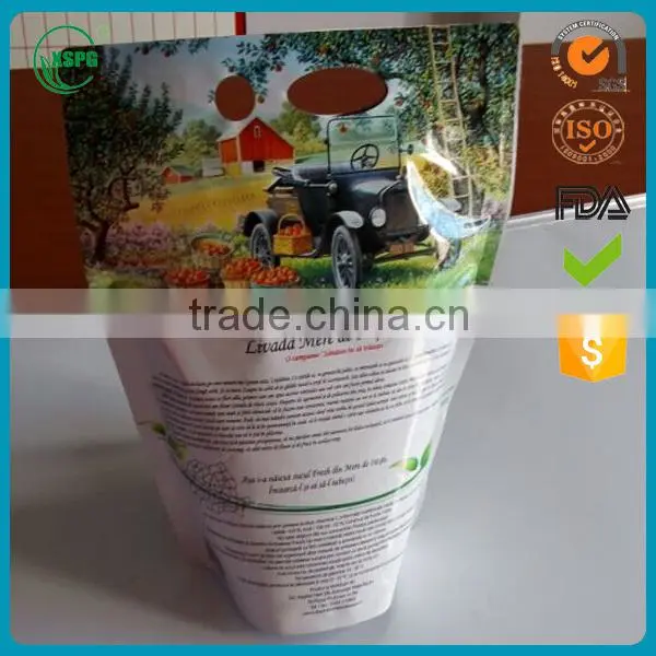 Custom Printing Wine Plastic Spout Bags for Juice photo-2