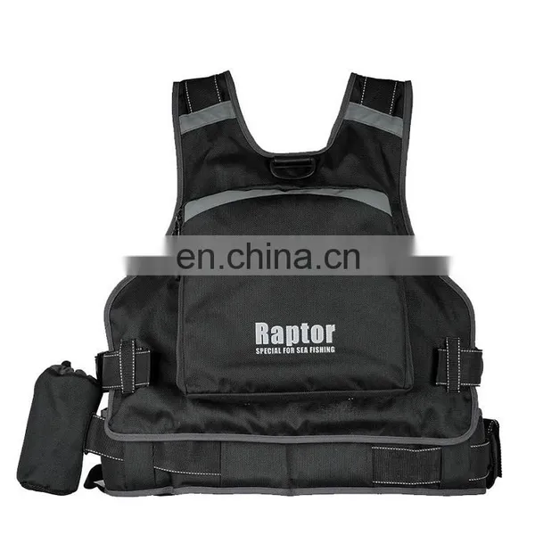 ROBBEN Polyester Floating Vest for Fishing Multi-pocket Design Sea Fishing Life Jacket photo-3