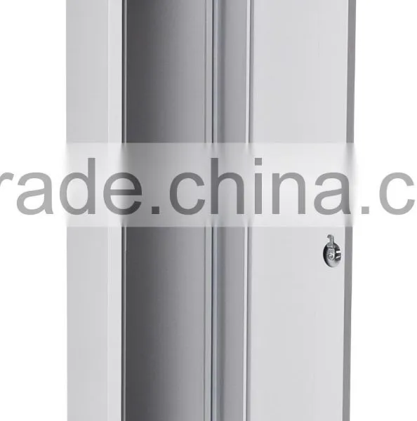 White Folding Single Door Police Uniform Steel Locker / Employee Storage Metal Locker photo-2