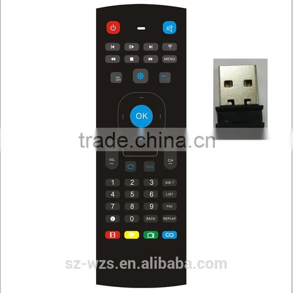 High Quality Universal Air/fly Mouse Remote Control for LED/LCD TV,Set Top Box Andplayer Etc