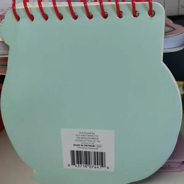 Die Cut Spiral Christmas Notepads - Cute Animal Shape Design Memo Pads photo-2