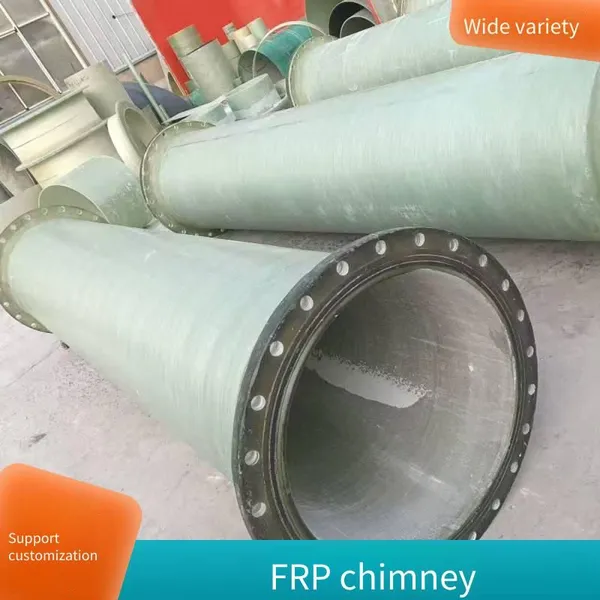 Fiberglass Reinforced Plastic Air Ducts in Multiple Specifications and Styles. Frp Deodorizing, Wear-resistant and Anti-corrosion Pipes With Silicon Carbide Lining photo-2