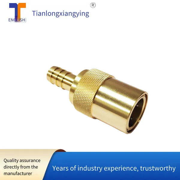 Tianlong Xiangying Mold Water Connector Tljs506 Brass Quick Plug With Insertion Tube, Durable, Stable and Fast Copper Water Nozzle
