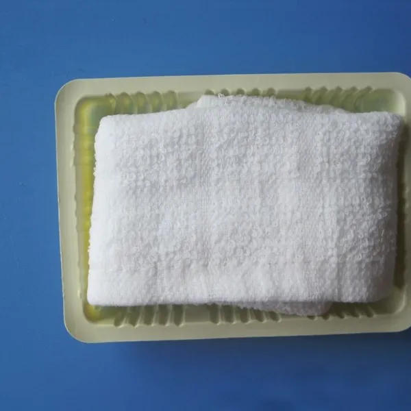 Disposable 100% Cotton Airline Hot Towels (20pcs Tray Pack) photo-3