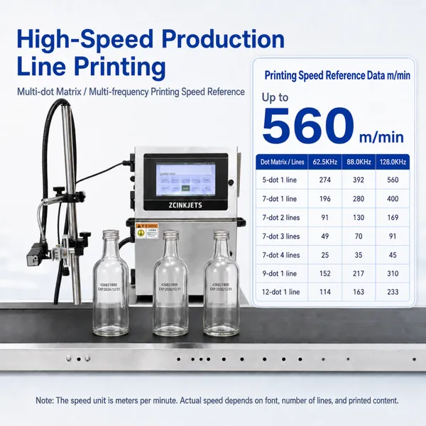 Glass Bottle Coding Machine for Beverage Food and Cosmetic Packaging Date Lot Number Printing photo-2